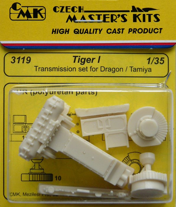 1/35 Tiger I Transmission Set  (DRAG/TAM)