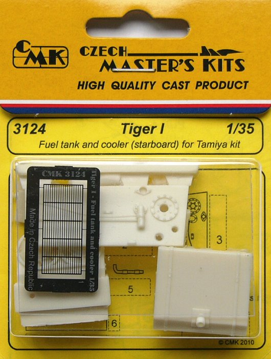 1/35 Tiger I Fuel tank and cooler (starboard, TAM)