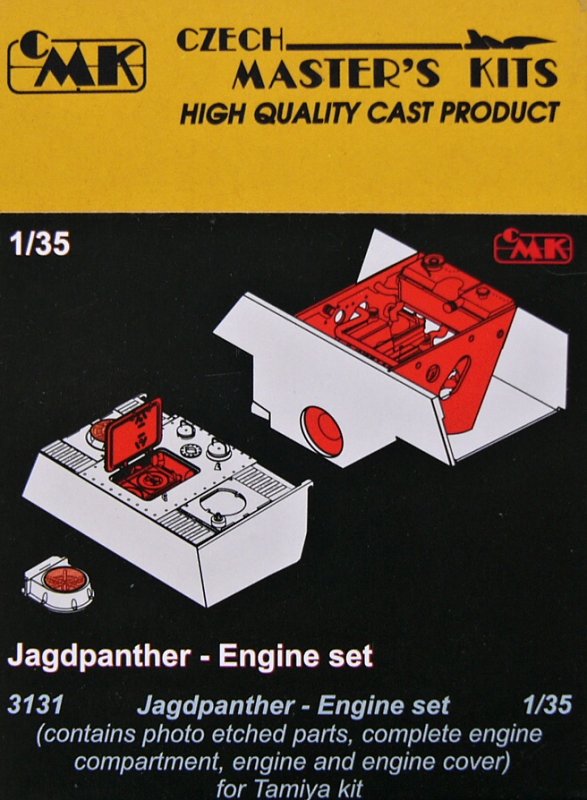 1/35 Jagdpanther - Engine set  (TAM)