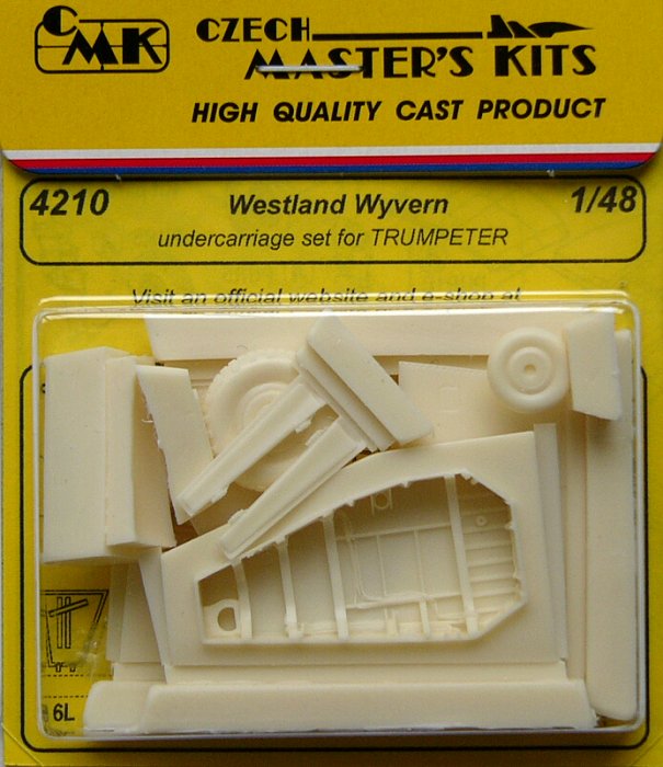 CMK 1/48 Westland Wyvern Undercarriage Set for Trumpeter # 4210 