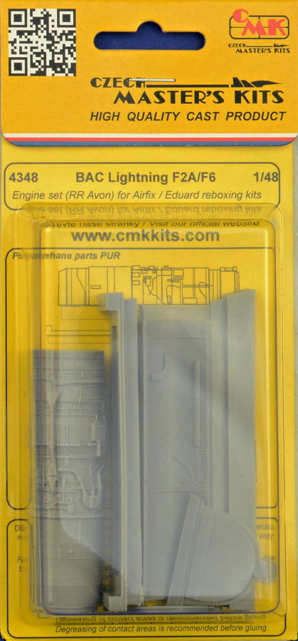 1/48 BAC Lightning F2A/F6 - Engine set (RR Avon)