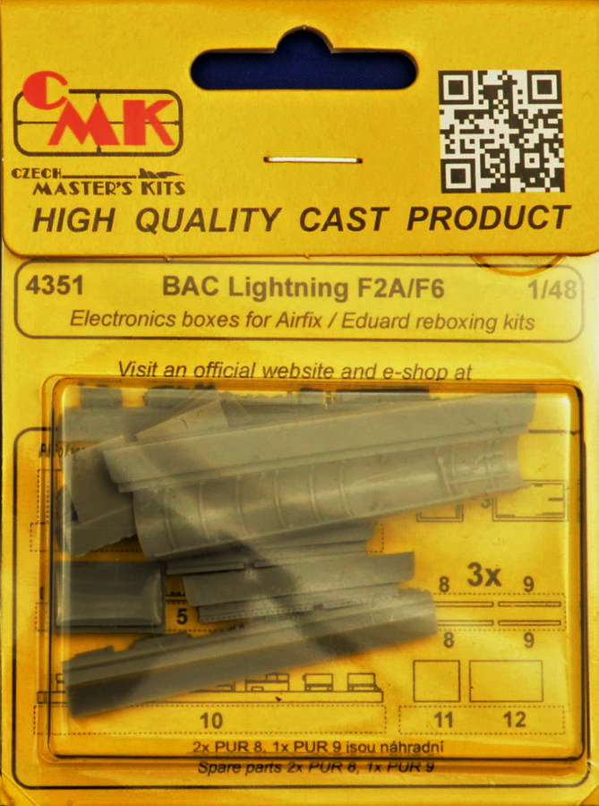 1/48 BAC Lightning F2A/F6 - Electronic boxes (AIR)