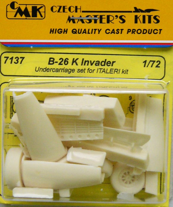 CMK 1/72 B-26K Invader Undercarriage Set for Italeri # 7137 