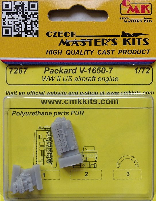 MODELIMEX Online Shop 1/72 Packard V16507 (US WWII aircraft engine