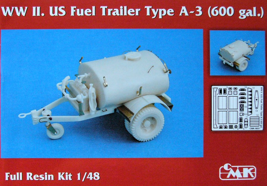 1/48 US Fuel Trailer Type A-3 (600 gal.) WWII