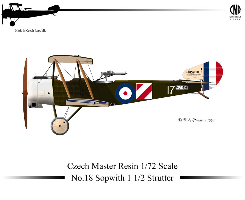 MODELIMEX Online Shop | 1/72 Sopwith 1 1/2 Strutter (w/o decals) | your ...