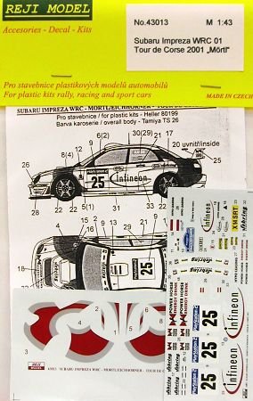 1/43 Subaru Impreza WRC Mörtl 2001