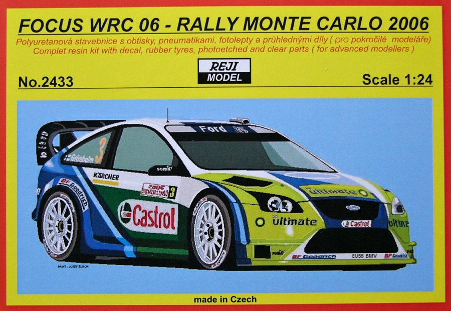 1/16 Silverlit Ford Focus WRC RS 2006 Castrol Rally RC Car