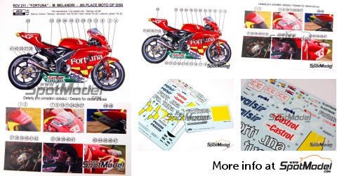 1/12 RCV 211 'FORTUNA' 4th place MOTO GP 2006