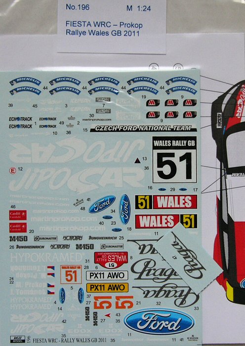 1/24 Fiesta WRC Rallye Wales GB 2011 (Prokop)