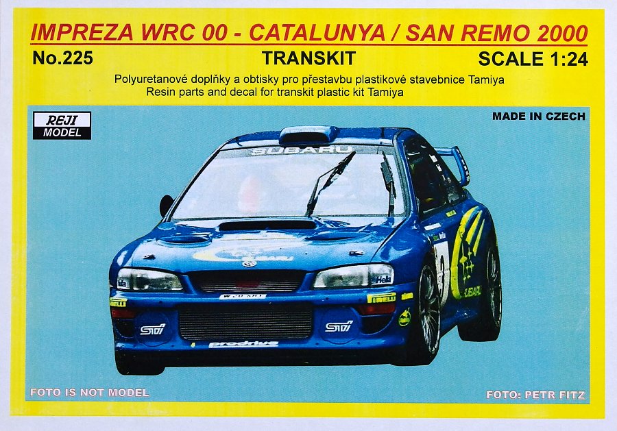 FFSMC Productions Decals 1/43 Subaru Impreza WRX Liatti Sanremo 95 Winner