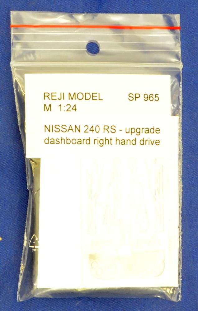 1/24 NISSAN 240 RS - upgrade dashboard right hand
