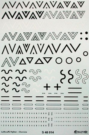 1/48 Luftwaffe Chevrons Stencils