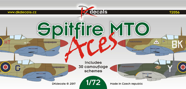 1/72 Spitfire MTO Aces (36x camo)