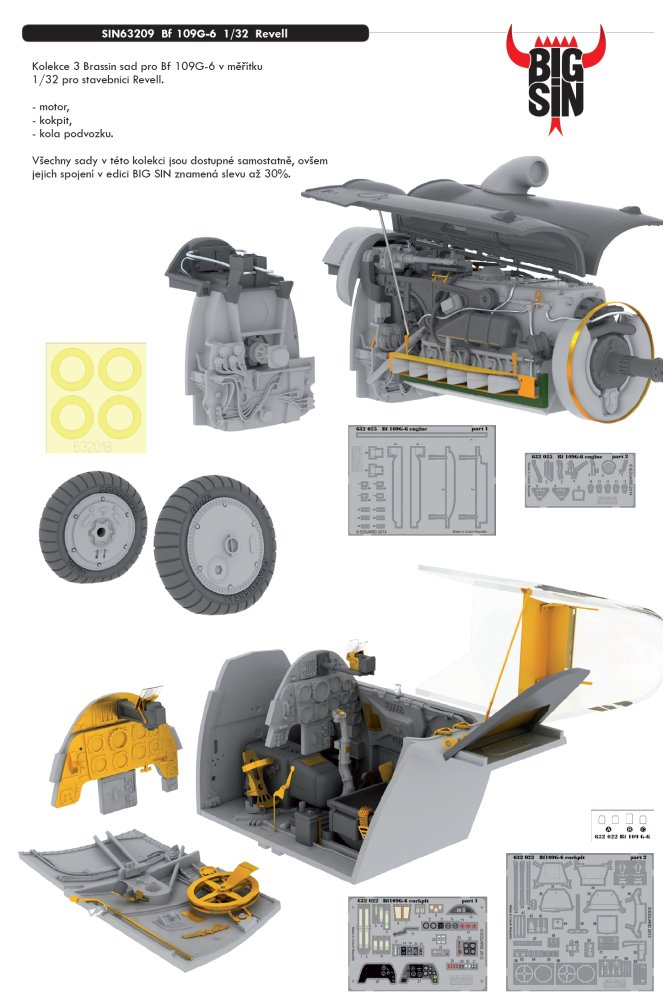 BIGSIN 1/32 Bf 109G-6 (REV)