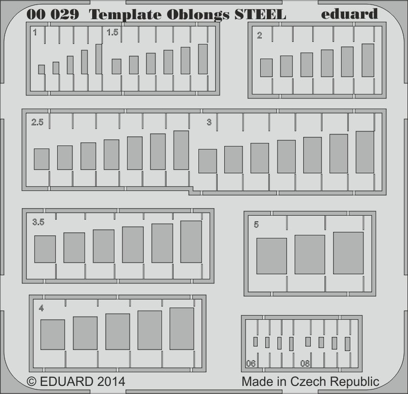 SET Template oblongs STEEL