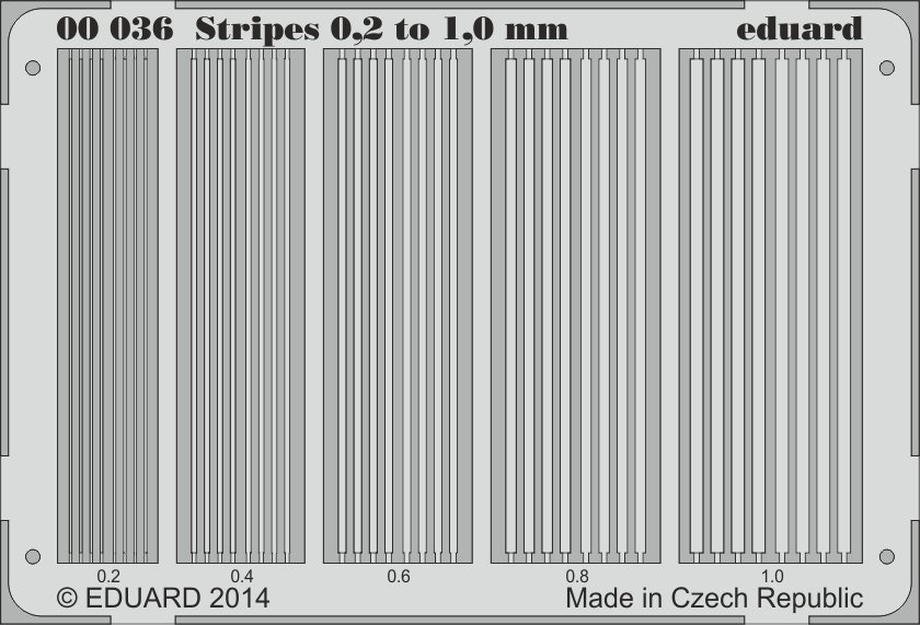 SET Stripes 0.2 to 1 mm