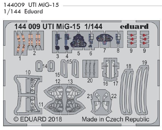 SET 1/144 UTI MIG-15 (EDU)