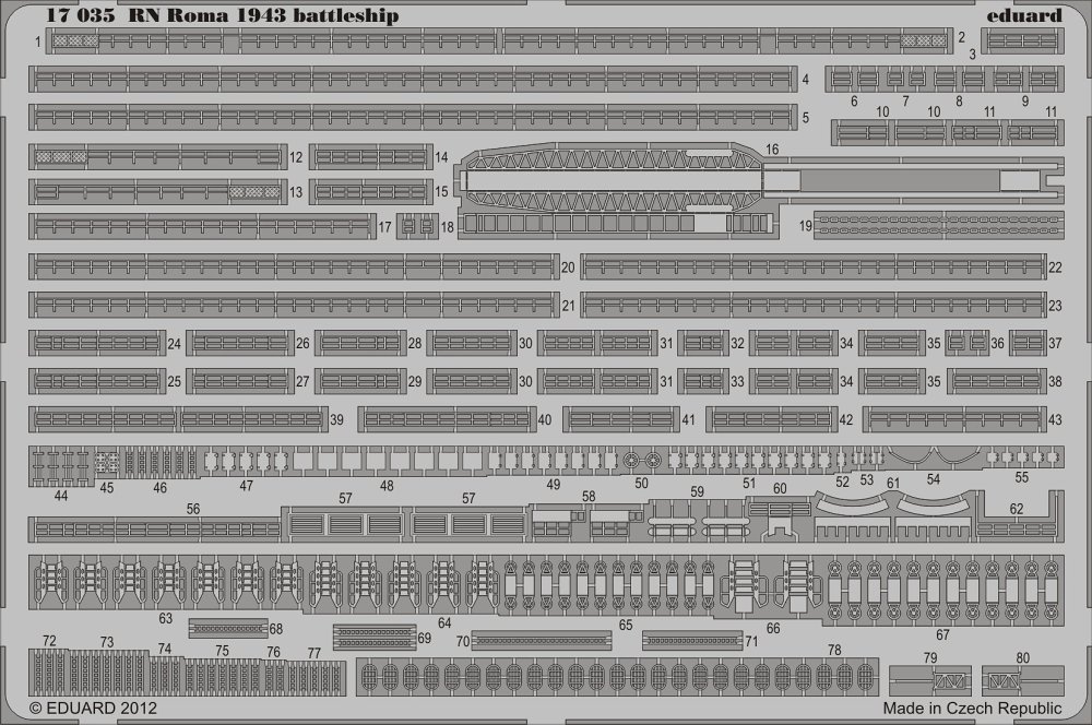 SET 1/700 RN Roma 1943 battleship   (TRUMP)