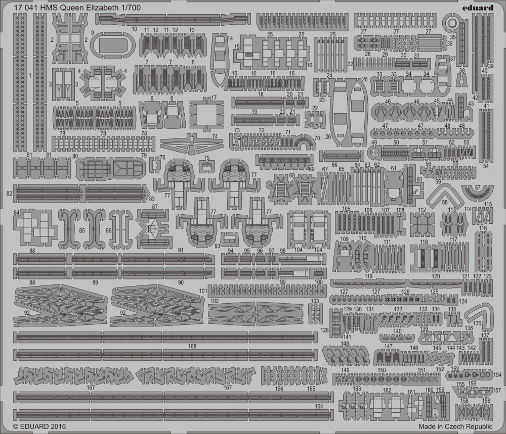 SET 1/700 HMS Queen Elizabeth   (TRUMP)