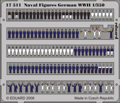 1/350 Naval Figures German WWII