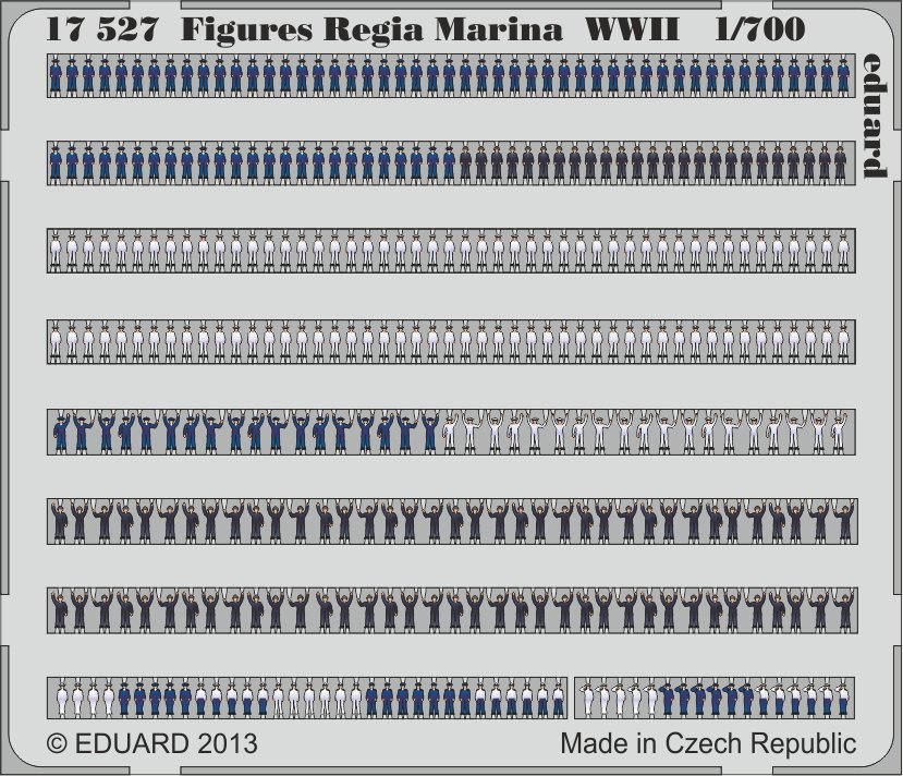 SET 1/700 Figures Regia Marina WWII
