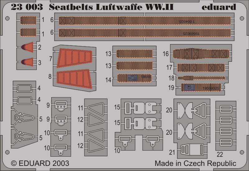 Seatbelts Luftwaffe WWII