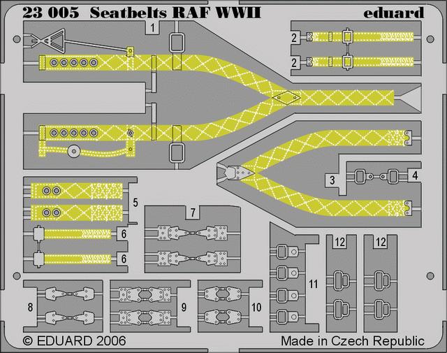 1/24 Seatbelts RAF WWII