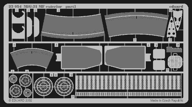 SET MiG-21MF exterior set