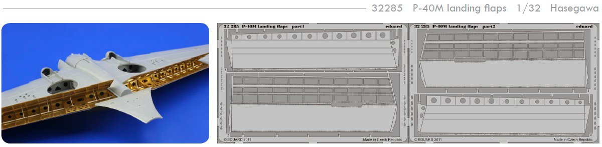 SET P-40M landing flaps (HAS)