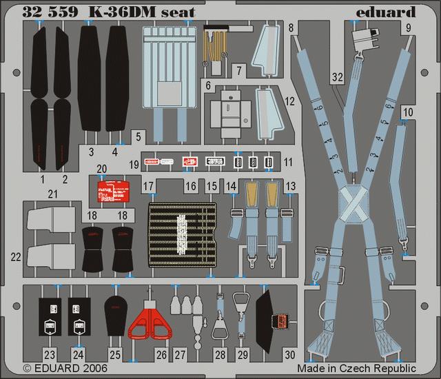 SET MiG-29 Fulcrum K-36DM seat  (TRUMP)