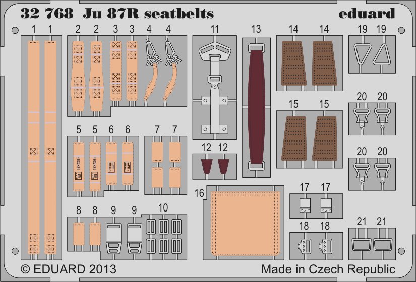 SET Ju 87R seatbelts (TRUMP)