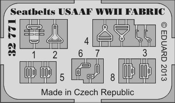 SET Seatbelts USAAF WWII FABRIC