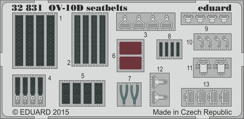 SET OV-10D seatbelts (KITTYH)