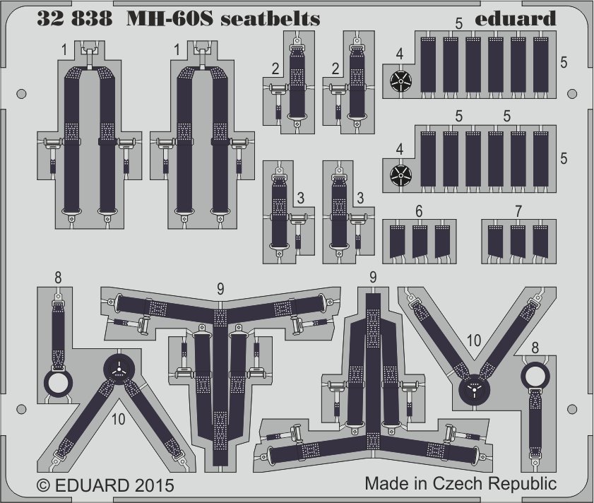 SET MH-60S seatbelts  (ACAD)