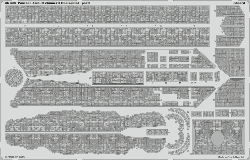 SET Panther Ausf. D Zimmerit Horizontal (TAM)