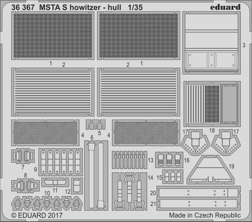 SET MSTA S howitzer - hull (ZVE)