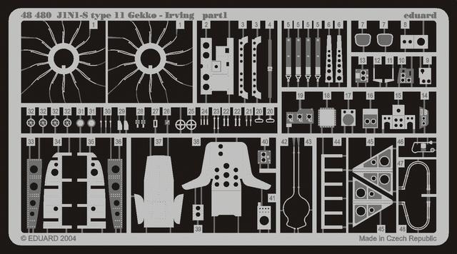 SET J1N1-S type 11 Gekko-Irving   (Tamiya 3400)