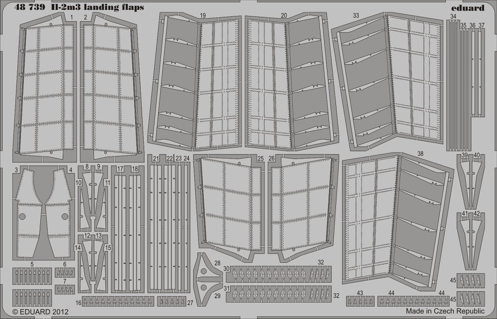 SET Il-2m3 Shturmovik landing flaps (TAM)