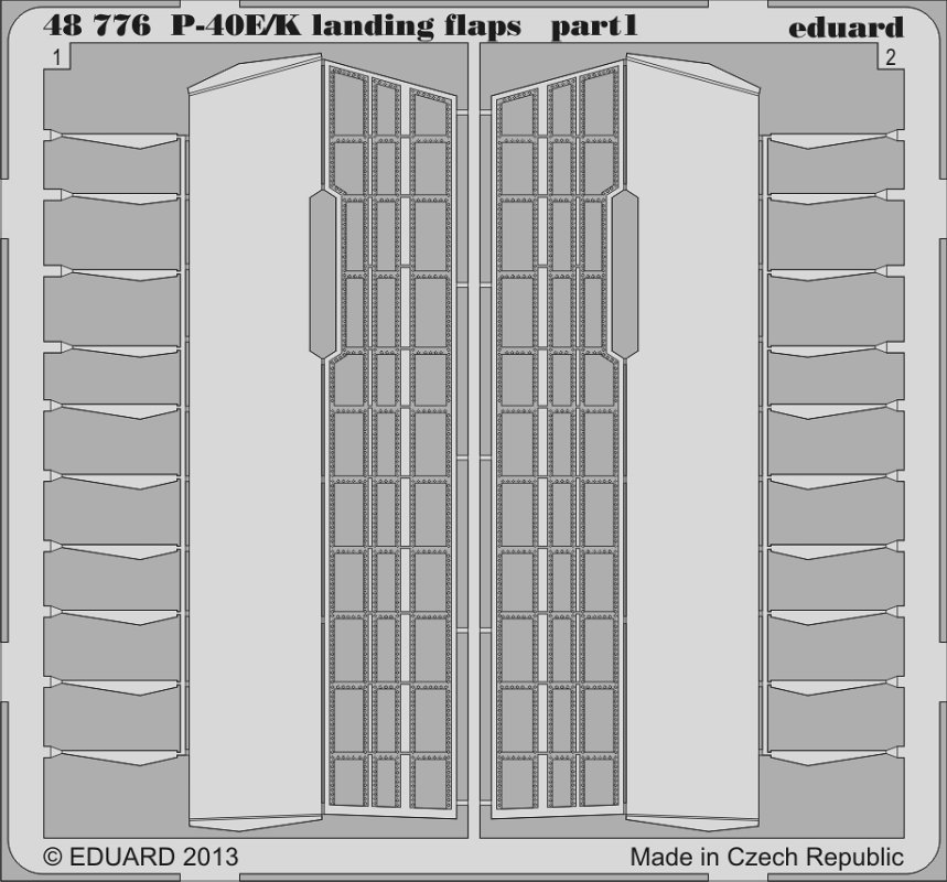 SET P-40E/K landing flaps (ITAL)