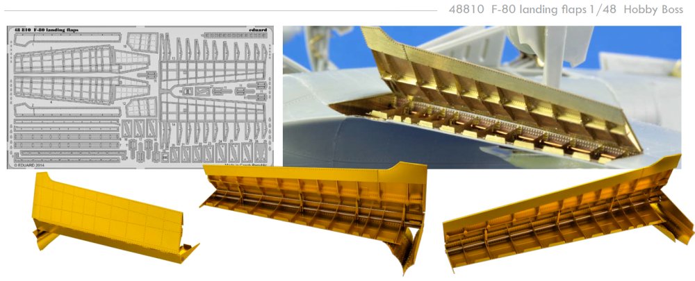 SET F-80 landing flaps (HOBBYB)