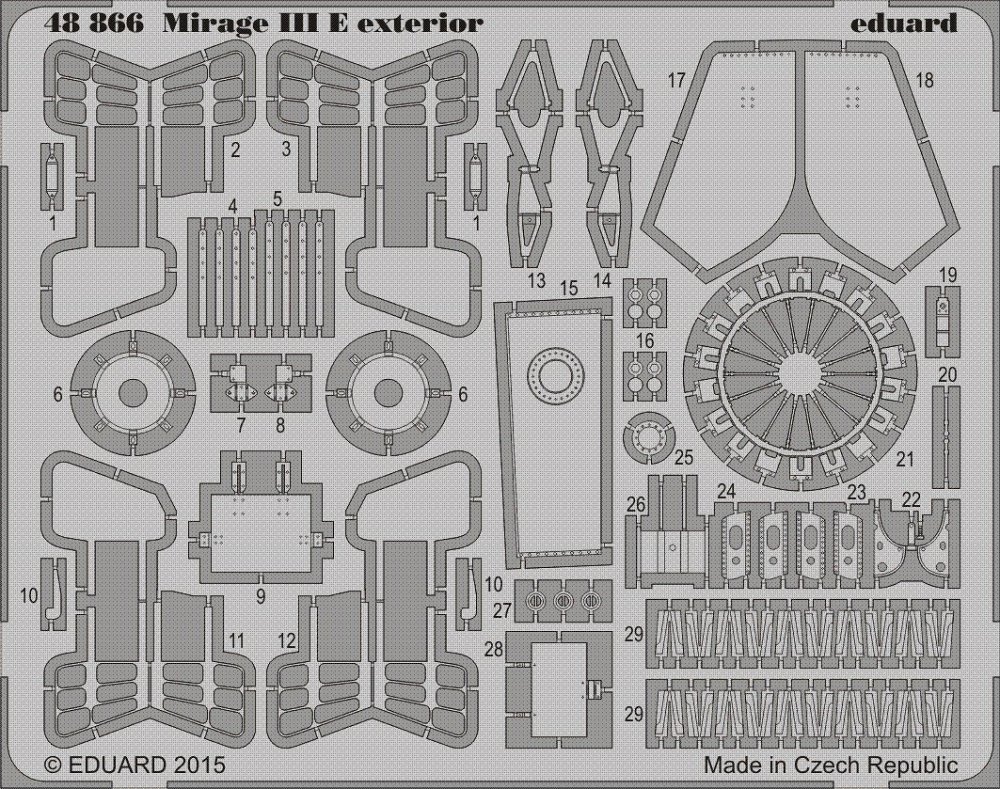 SET Mirage III E exterior (KIN)