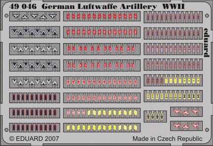 SET German Luftwaffe Artilery WWII
