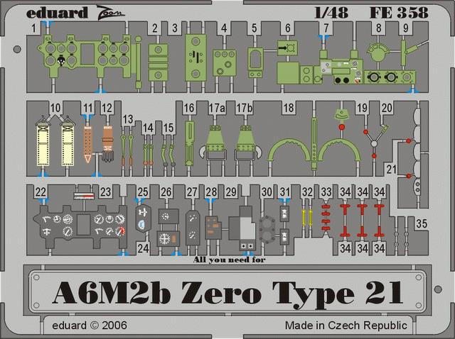 SET A6M2b Zero type 21   (HAS)