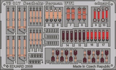 SET Seatbelts German WWI (1/72, color)