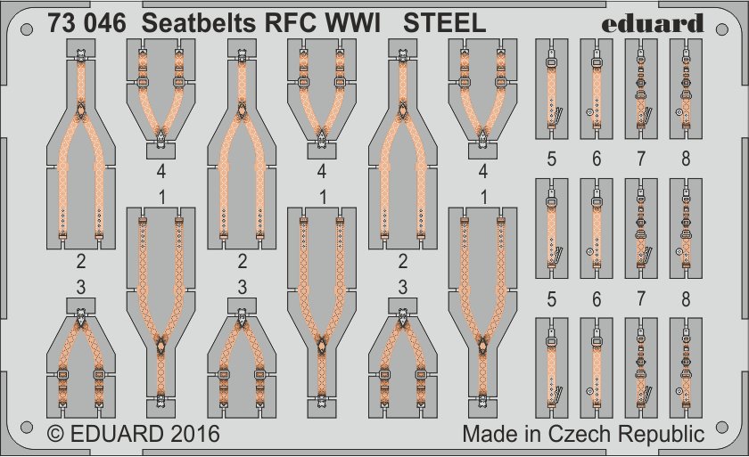 SET 1/72 Seatbelts RFC WWI STEEL