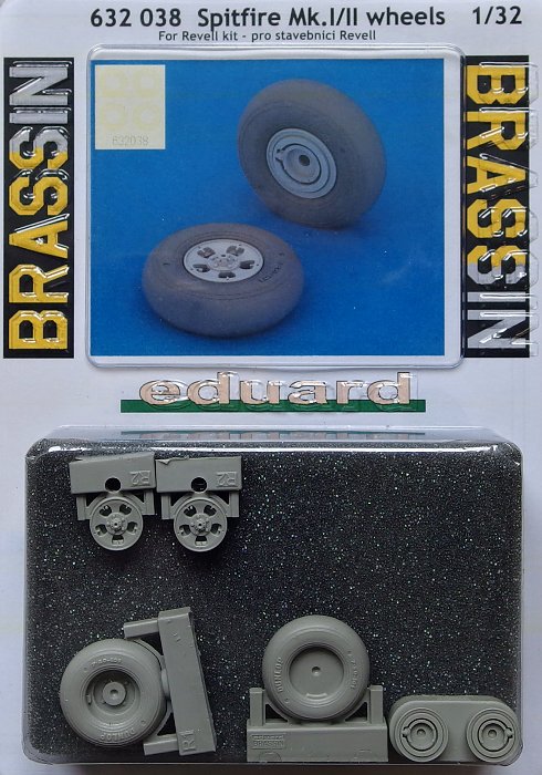 BRASSIN 1/32 Spitfire Mk.I/II wheels (REV)