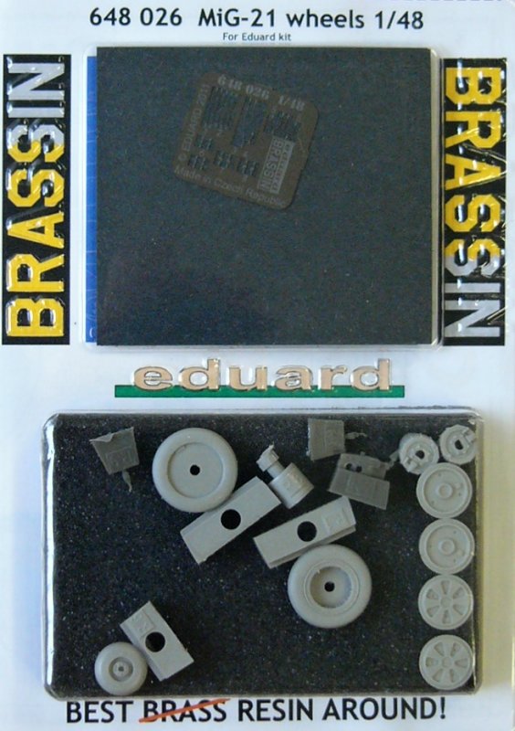 BRASSIN 1/48 MiG-21 wheels (EDU)