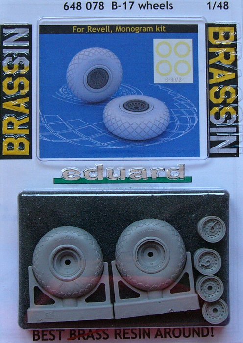 BRASSIN 1/48 B-17 wheels