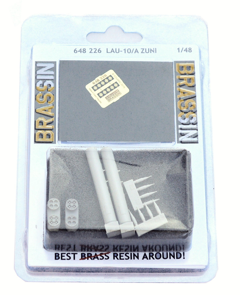 Eduard 1/48 Brassin LAU-10/A ZUNI rocket launchers PE & resin - 648226 Eduard 1/48 Brassin LAU-10/A ZUNI rocket launchers PE & resin - 648226